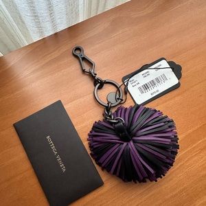 Bottega Veneta Pom Pom Key Chain